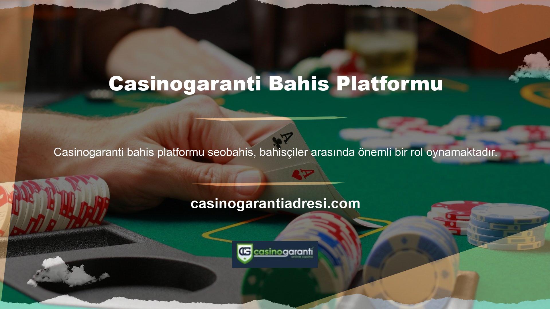Casinogaranti bugün çok çeşitli canlı casino oyunu seçenekleri sunuyor ve canlı casino oyunları ve çevrimiçi bahis ve casino endüstrisi ile ilgilenen herkes için gerekli olan bu seçenekler hakkında kapsamlı bilgi vermeyi hedefliyoruz